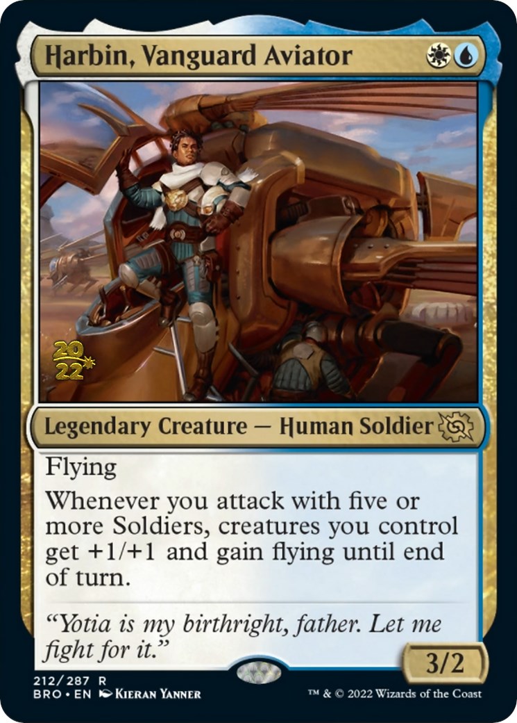 Harbin, Vanguard Aviator [The Brothers' War Prerelease Promos] | Gear Gaming Fayetteville