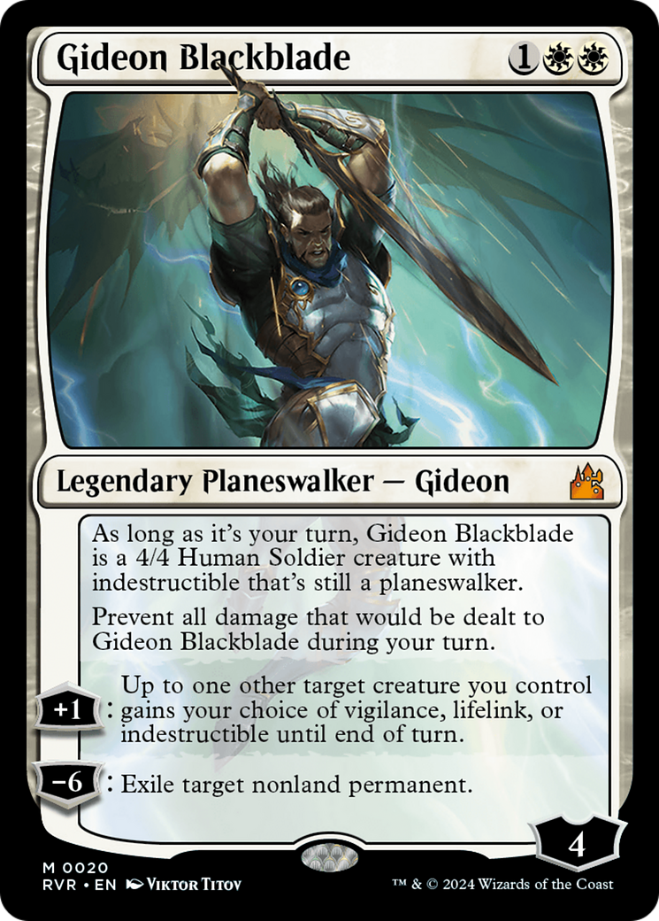 Gideon Blackblade [Ravnica Remastered] | Gear Gaming Fayetteville