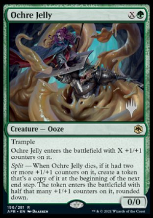 Ochre Jelly (Promo Pack) [Dungeons & Dragons: Adventures in the Forgotten Realms Promos] | Gear Gaming Fayetteville