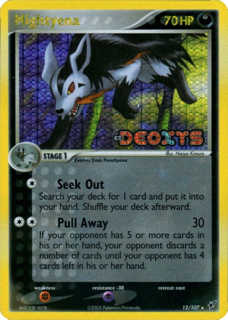 Mightyena (12/107) (Stamped) [EX: Deoxys] | Gear Gaming Fayetteville