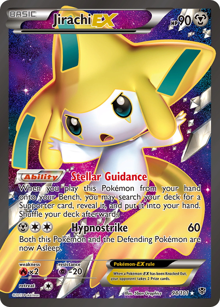 Jirachi EX (98/101) [Black & White: Plasma Blast] | Gear Gaming Fayetteville