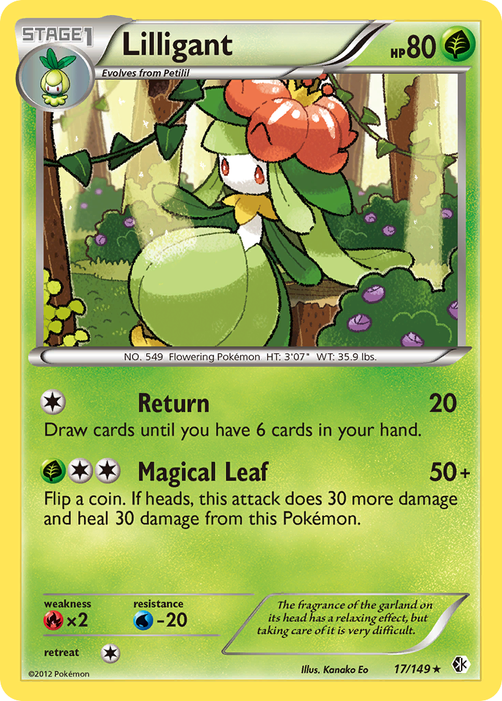 Lilligant (17/149) [Black & White: Boundaries Crossed] | Gear Gaming Fayetteville