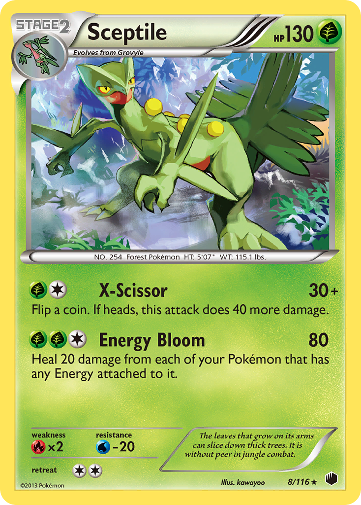 Sceptile (8/116) [Black & White: Plasma Freeze] | Gear Gaming Fayetteville