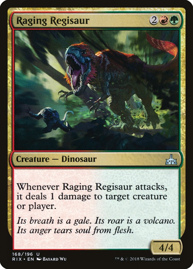 Raging Regisaur [Rivals of Ixalan] | Gear Gaming Fayetteville