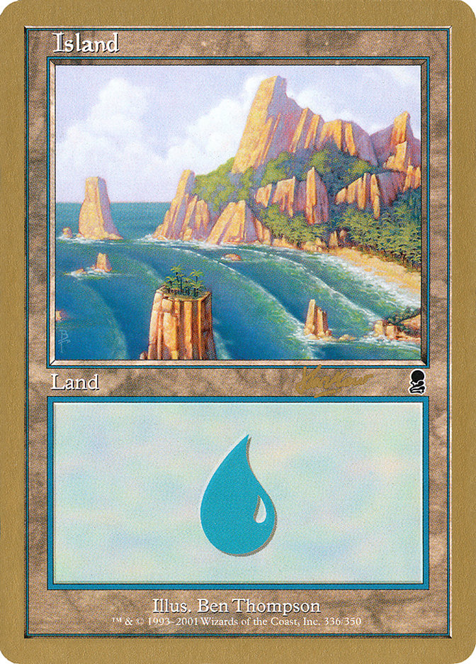 Island (shh336a) (Sim Han How) [World Championship Decks 2002] | Gear Gaming Fayetteville