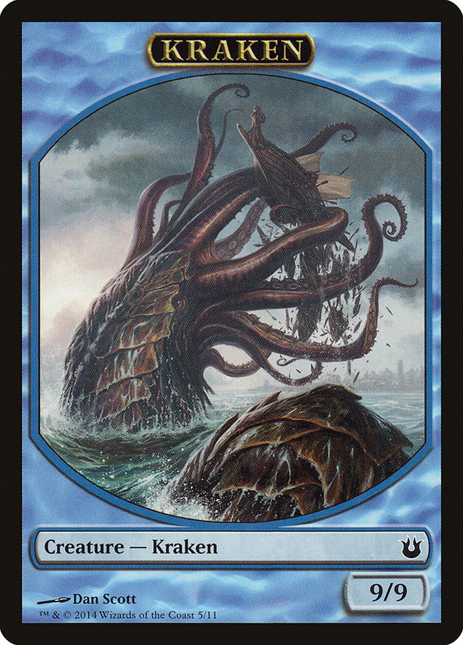 Kraken Token [Born of the Gods Tokens] | Gear Gaming Fayetteville