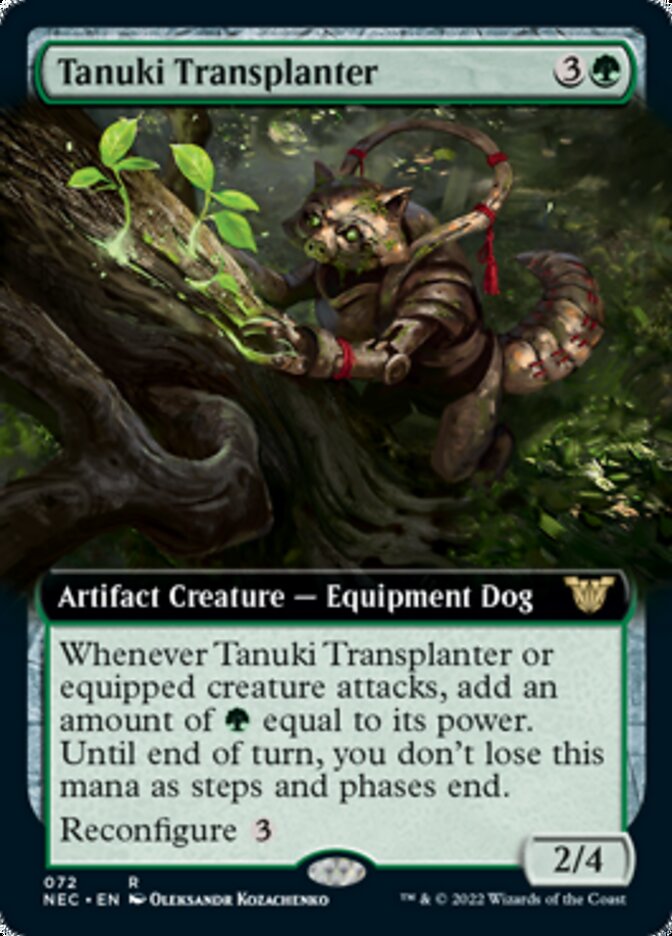 Tanuki Transplanter (Extended Art) [Kamigawa: Neon Dynasty Commander] | Gear Gaming Fayetteville