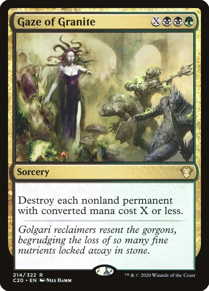 Gaze of Granite [Commander 2020] | Gear Gaming Fayetteville