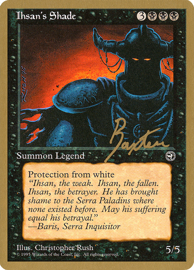 Ihsan's Shade (George Baxter) [Pro Tour Collector Set] | Gear Gaming Fayetteville