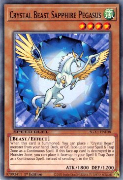 Crystal Beast Sapphire Pegasus [SGX1-ENF08] Common | Gear Gaming Fayetteville