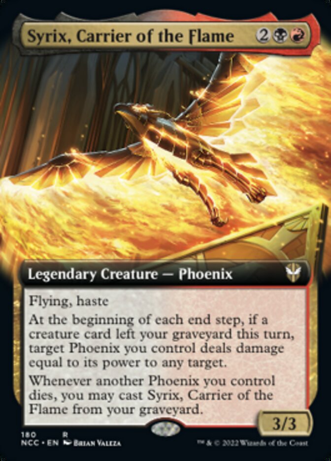 Syrix, Carrier of the Flame (Extended Art) [Streets of New Capenna Commander] | Gear Gaming Fayetteville