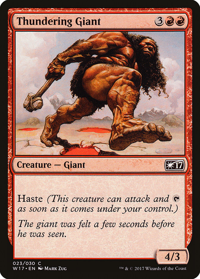 Thundering Giant [Welcome Deck 2017] | Gear Gaming Fayetteville