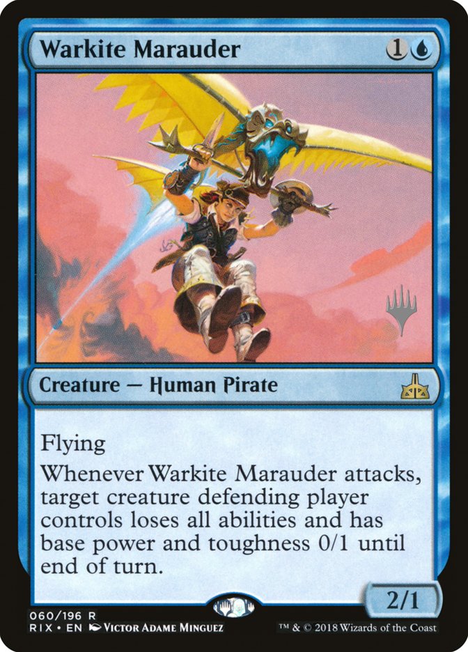 Warkite Marauder (Promo Pack) [Rivals of Ixalan Promos] | Gear Gaming Fayetteville