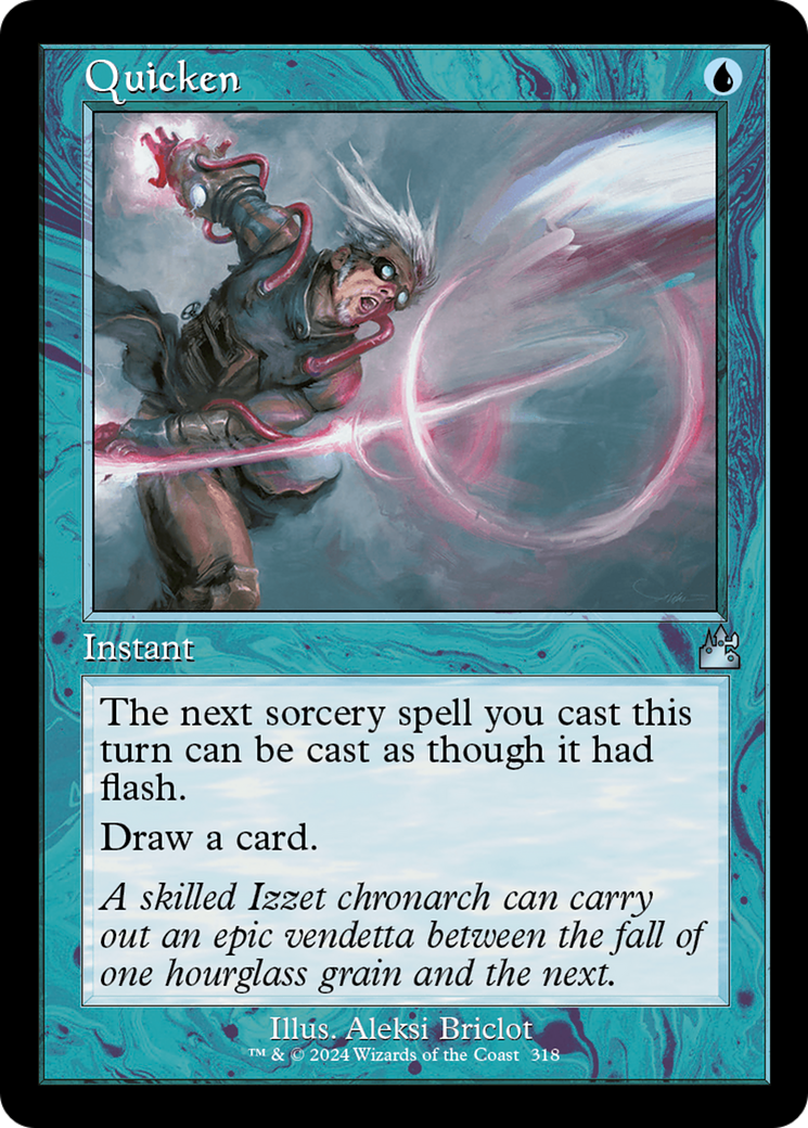 Quicken (Retro Frame) [Ravnica Remastered] | Gear Gaming Fayetteville