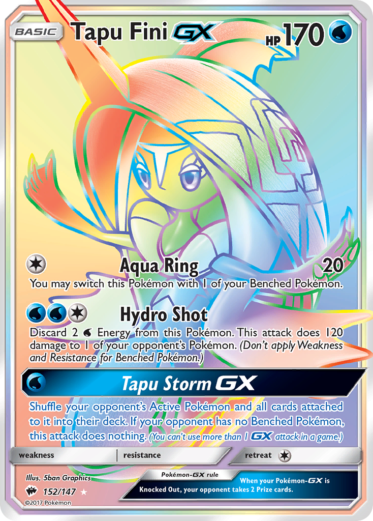 Tapu Fini GX (152/147) [Sun & Moon: Burning Shadows] | Gear Gaming Fayetteville