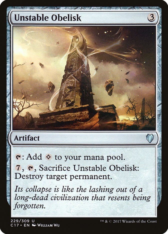 Unstable Obelisk [Commander 2017] | Gear Gaming Fayetteville