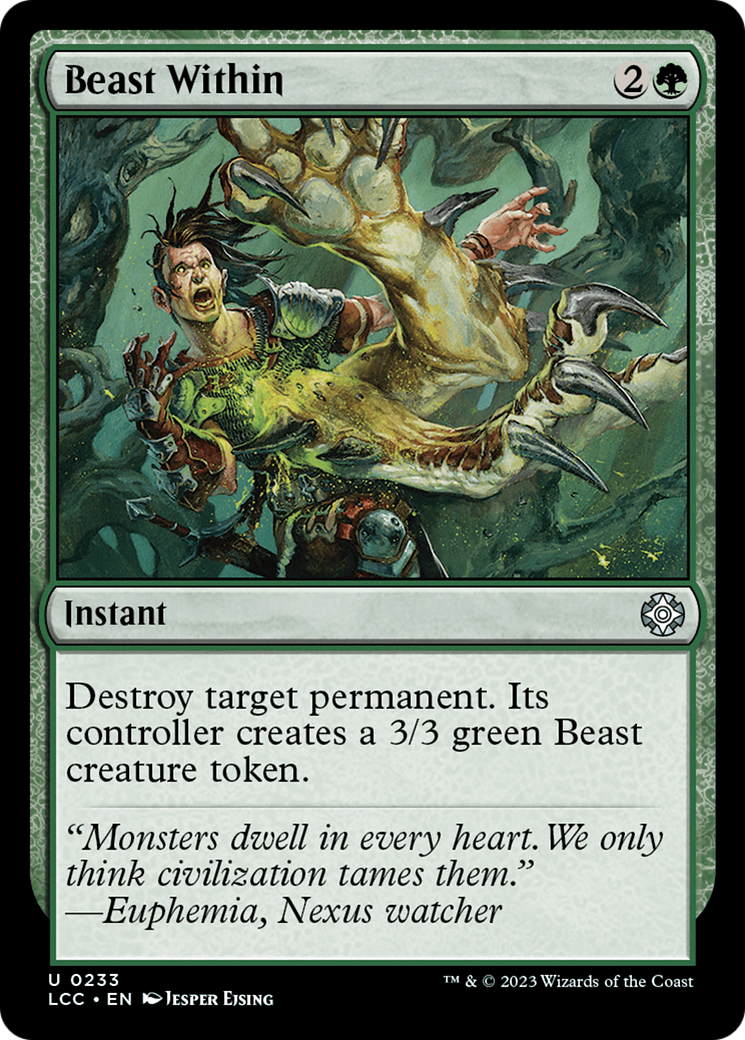 Beast Within [The Lost Caverns of Ixalan Commander] | Gear Gaming Fayetteville