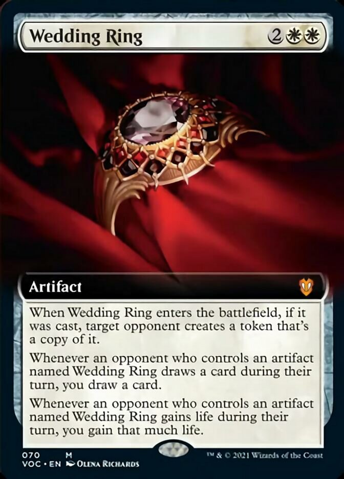 Wedding Ring (Extended Art) [Innistrad: Crimson Vow Commander] | Gear Gaming Fayetteville