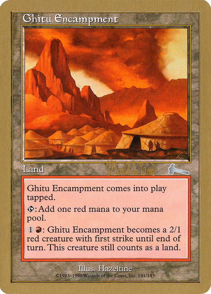 Ghitu Encampment (Mark Le Pine) [World Championship Decks 1999] | Gear Gaming Fayetteville