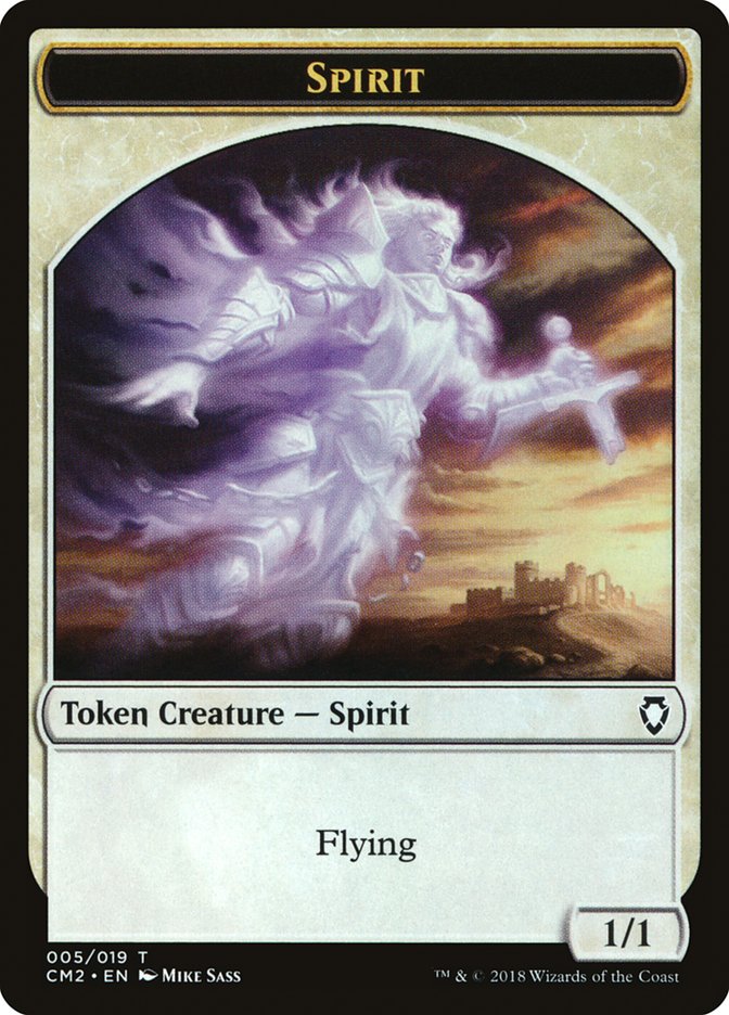 Spirit Token [Commander Anthology Volume II Tokens] | Gear Gaming Fayetteville