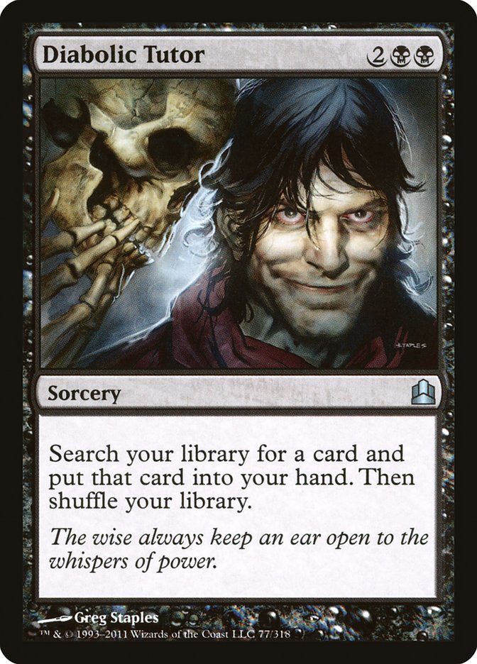 Diabolic Tutor [Commander 2011] | Gear Gaming Fayetteville