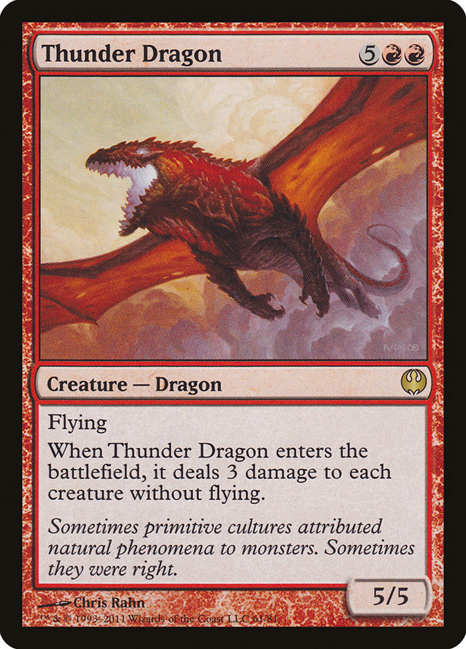 Thunder Dragon [Duel Decks: Knights vs. Dragons] | Gear Gaming Fayetteville