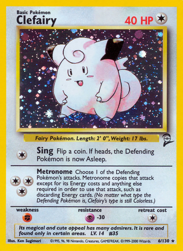 Clefairy (6/130) [Base Set 2] | Gear Gaming Fayetteville