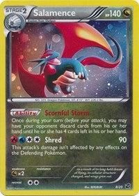 Salamence (8/20) (Cosmos Holo) (Blister Exclusive) [Black & White: Dragon Vault] | Gear Gaming Fayetteville