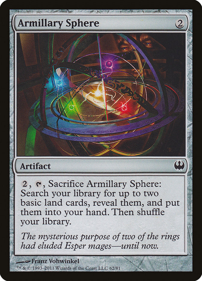 Armillary Sphere [Duel Decks: Knights vs. Dragons] | Gear Gaming Fayetteville