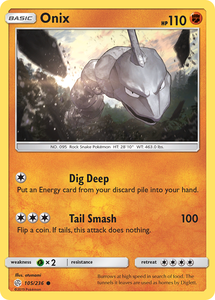 Onix (105/236) [Sun & Moon: Cosmic Eclipse] | Gear Gaming Fayetteville