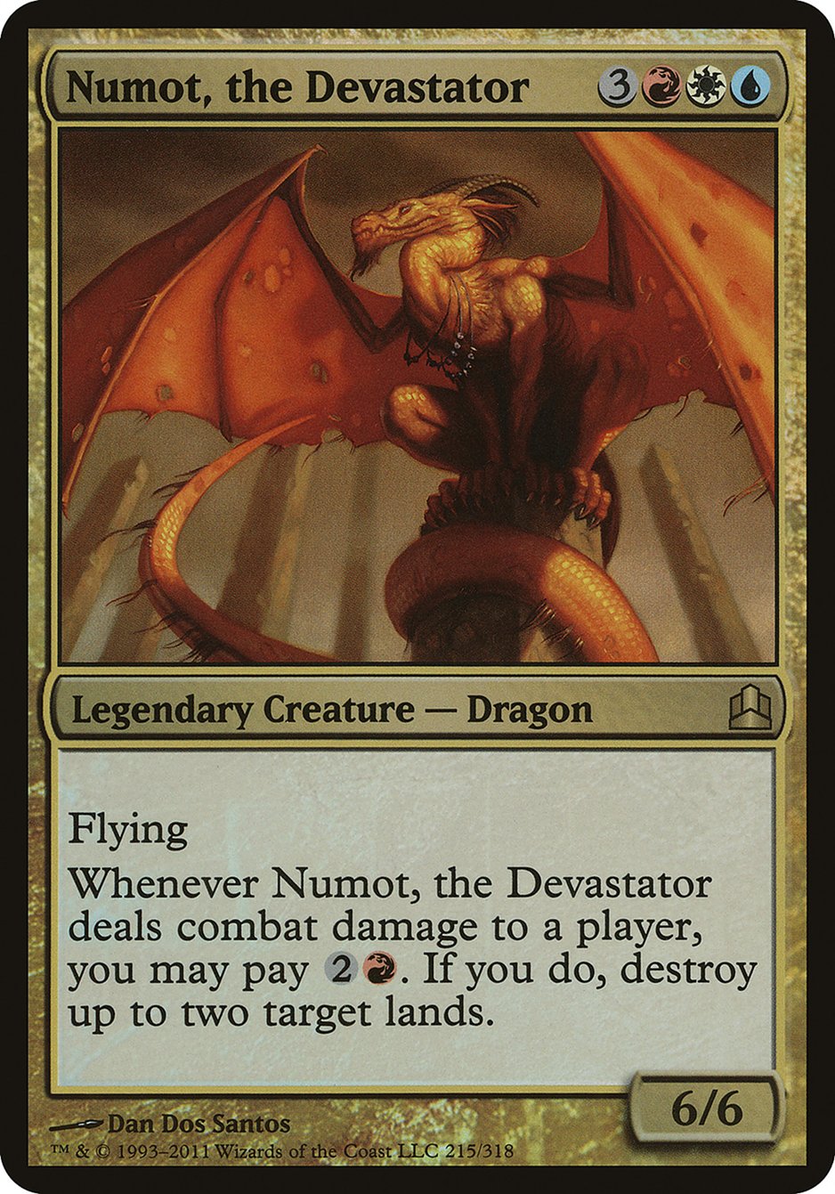 Numot, the Devastator (Oversized) [Commander 2011 Oversized] | Gear Gaming Fayetteville