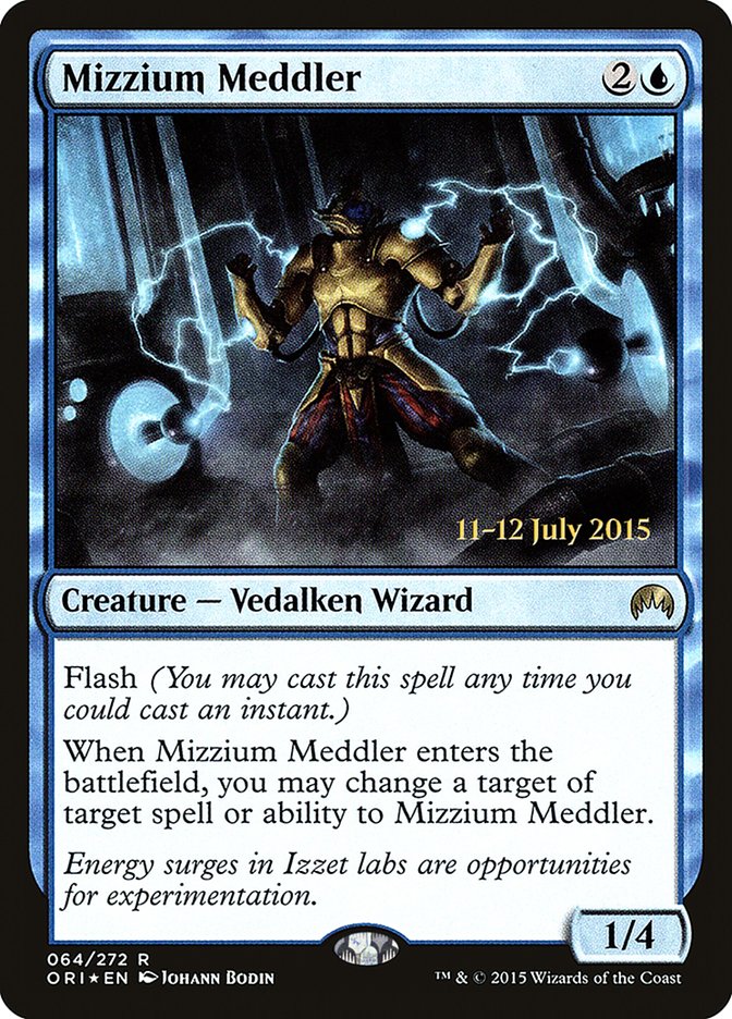 Mizzium Meddler [Magic Origins Prerelease Promos] | Gear Gaming Fayetteville