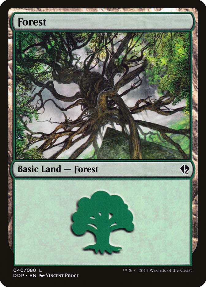 Forest (40) [Duel Decks: Zendikar vs. Eldrazi] | Gear Gaming Fayetteville