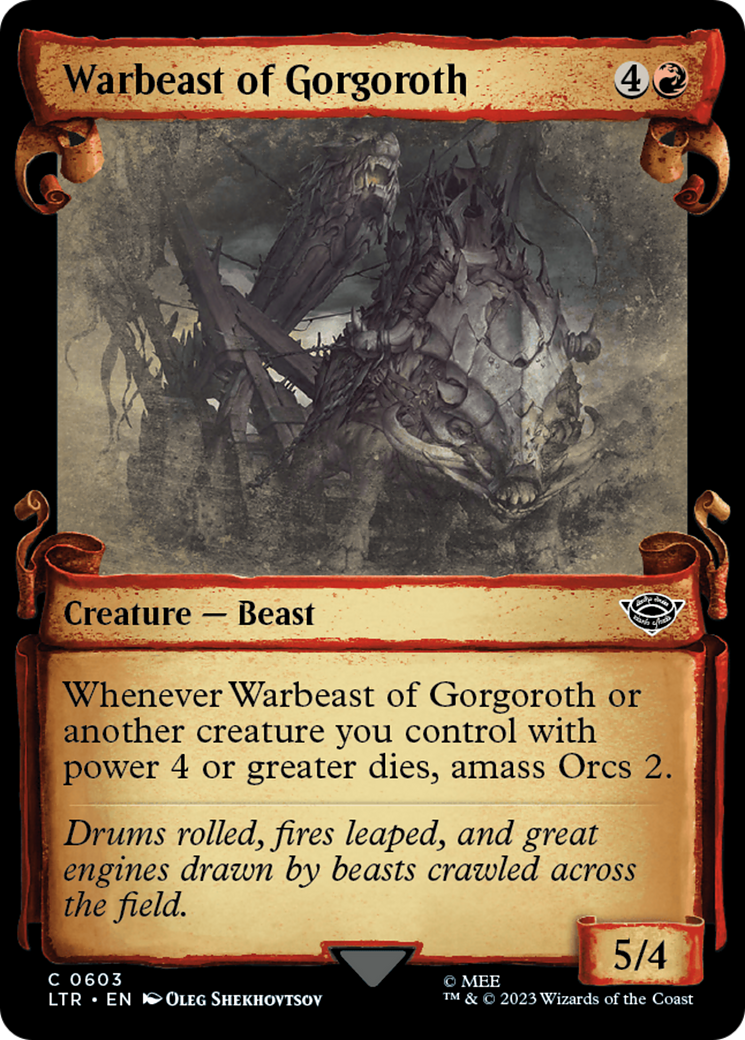 Warbeast of Gorgoroth [The Lord of the Rings: Tales of Middle-Earth Showcase Scrolls] | Gear Gaming Fayetteville