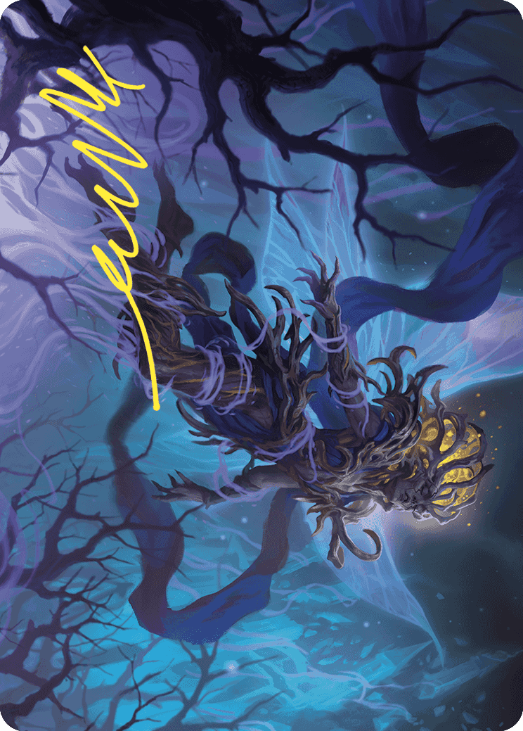 Sleep-Cursed Faerie Art Card (Gold-Stamped Signature) [Wilds of Eldraine Art Series] | Gear Gaming Fayetteville