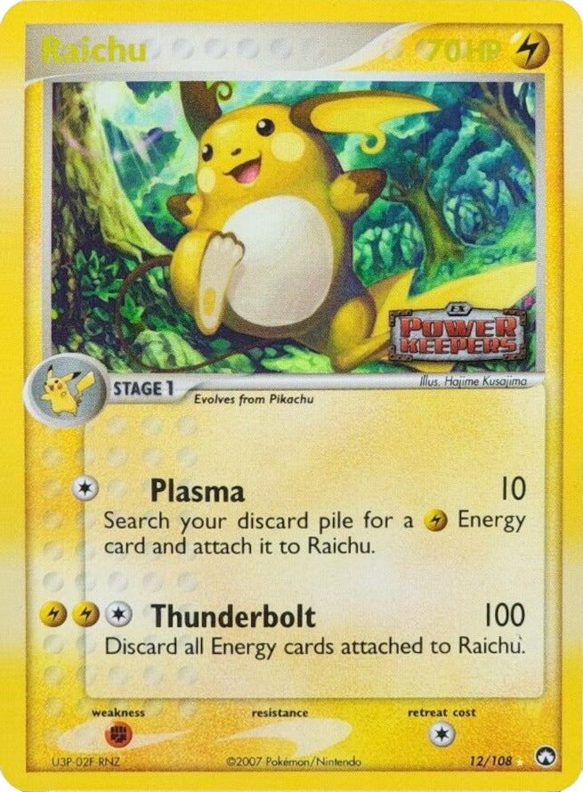 Raichu (12/108) (Stamped) [EX: Power Keepers] | Gear Gaming Fayetteville