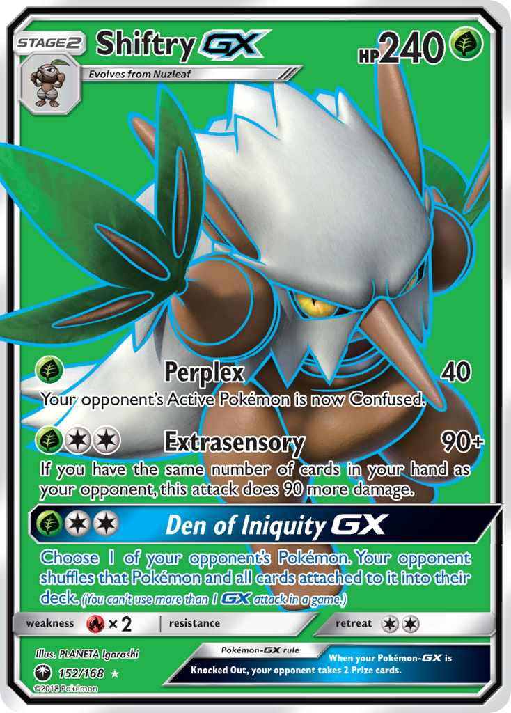 Shiftry GX (152/168) [Sun & Moon: Celestial Storm] | Gear Gaming Fayetteville