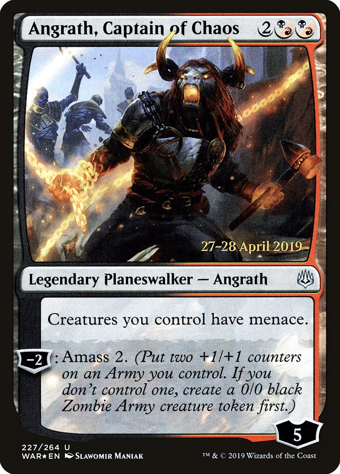 Angrath, Captain of Chaos [War of the Spark Prerelease Promos] | Gear Gaming Fayetteville