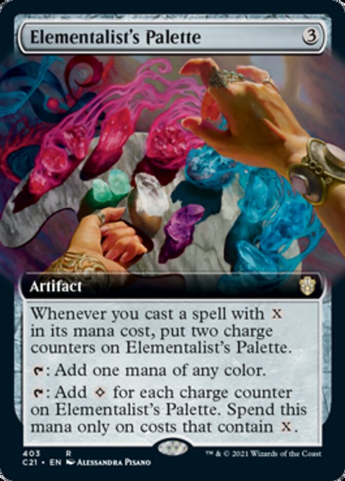 Elementalist's Palette (Extended Art) [Commander 2021] | Gear Gaming Fayetteville