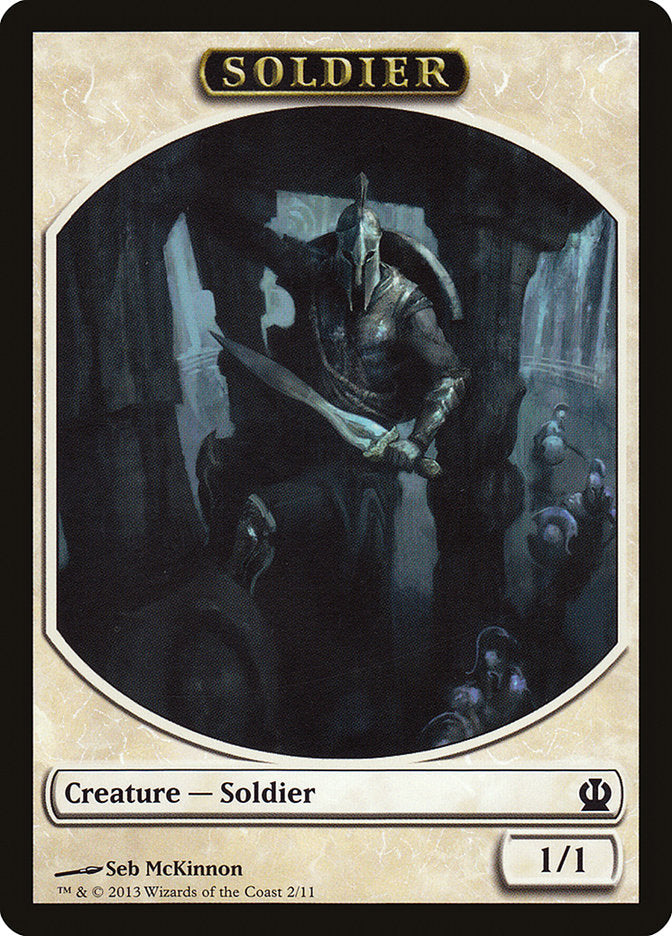 Soldier Token (2/11) [Theros Tokens] | Gear Gaming Fayetteville