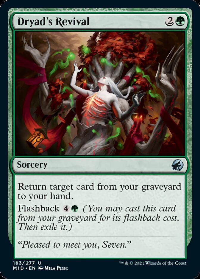 Dryad's Revival [Innistrad: Midnight Hunt] | Gear Gaming Fayetteville