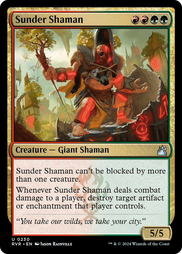 Sunder Shaman [Ravnica Remastered] | Gear Gaming Fayetteville