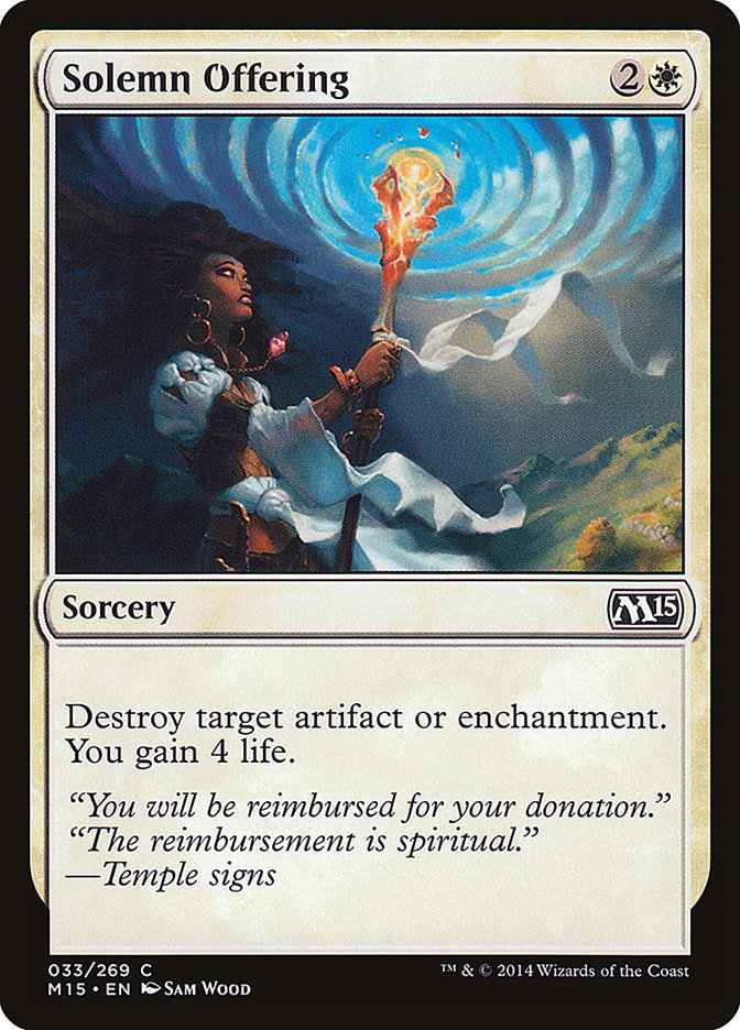 Solemn Offering [Magic 2015] | Gear Gaming Fayetteville