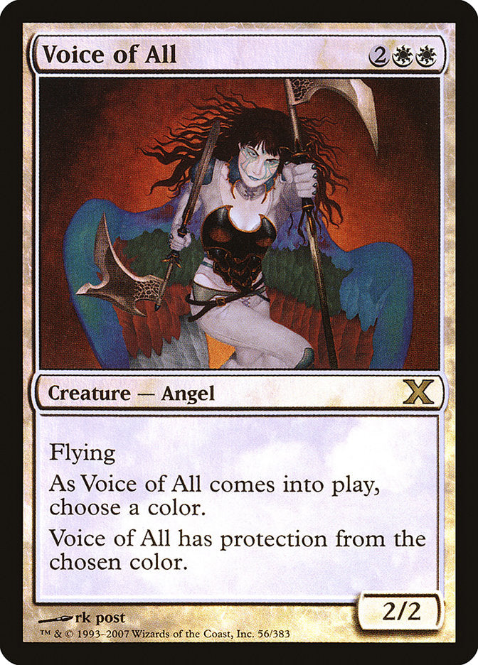 Voice of All (Premium Foil) [Tenth Edition] | Gear Gaming Fayetteville