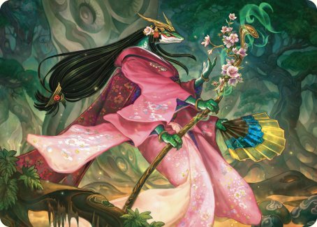 Sakiko, Mother of Summer Art Card [Commander Masters Art Series] | Gear Gaming Fayetteville