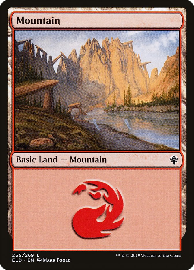 Mountain (265) [Throne of Eldraine] | Gear Gaming Fayetteville