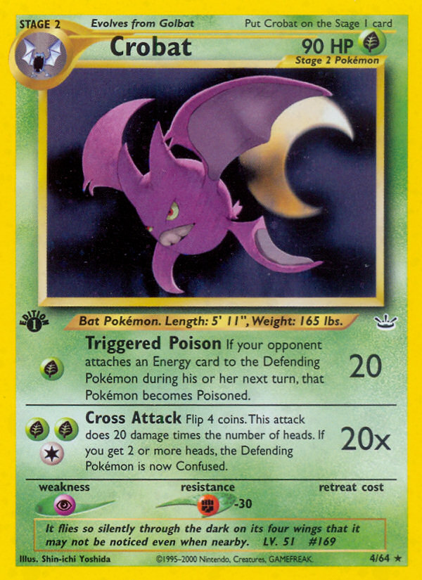 Crobat (4/64) [Neo Revelation 1st Edition] | Gear Gaming Fayetteville