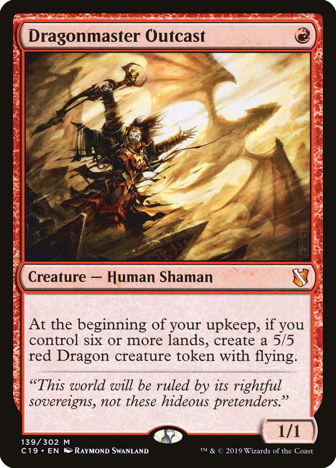 Dragonmaster Outcast [Commander 2019] | Gear Gaming Fayetteville