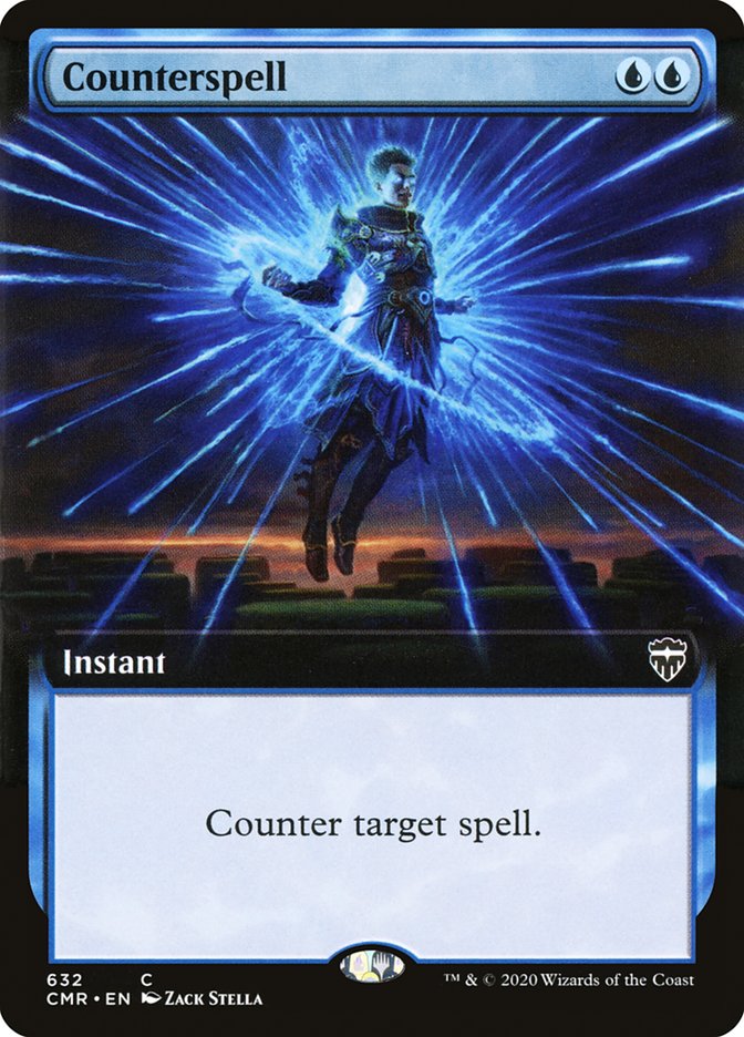 Counterspell (Extended Art) [Commander Legends] | Gear Gaming Fayetteville