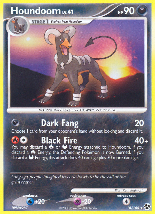 Houndoom (18/106) [Diamond & Pearl: Great Encounters] | Gear Gaming Fayetteville